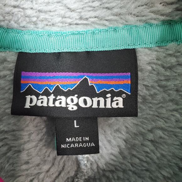 Patagonia Women's Grey Re-Tool Half Zip Fleece Pullover Size Large - Picture 3 of 6